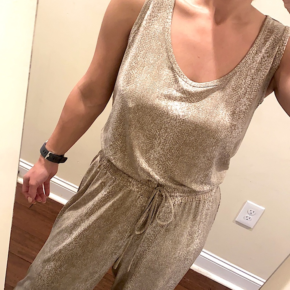 Calvin Klein Reptile Print Jumpsuit Size 10